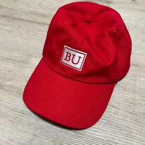 Boston University BU Terriers Adjustable Hat Red‎ Nissun Cap NCAA College